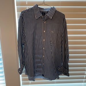 New Dockers L striped button up dress shirt